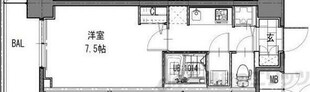 S-RESIDENCE江坂Eminenceの物件間取画像